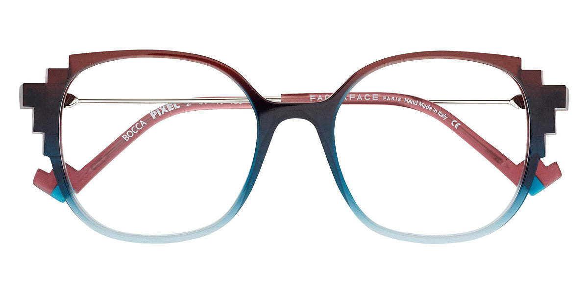 Face A Face® BOCCA PIXEL 2 FAF BOCCA PIXEL 2 1102 51 - Frozen Bordeaux Degrade (1102) Eyeglasses