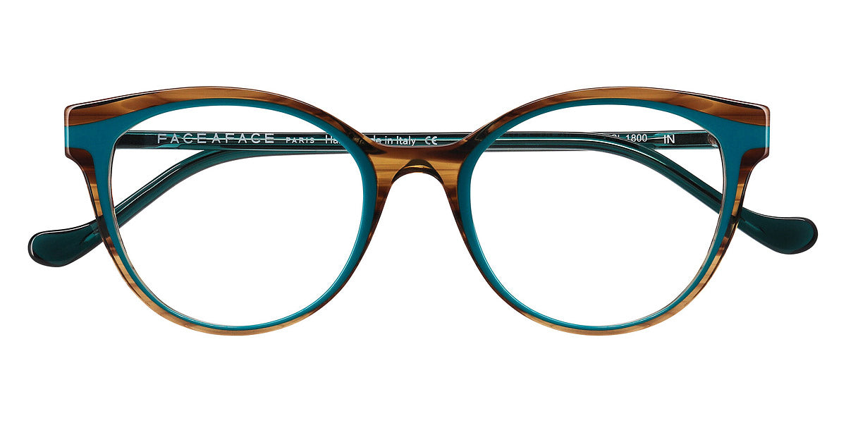 Face A Face® BULLE 2 FAF BULLE 2 1800 50 - Transparent Havana Tortoise (1800) Eyeglasses