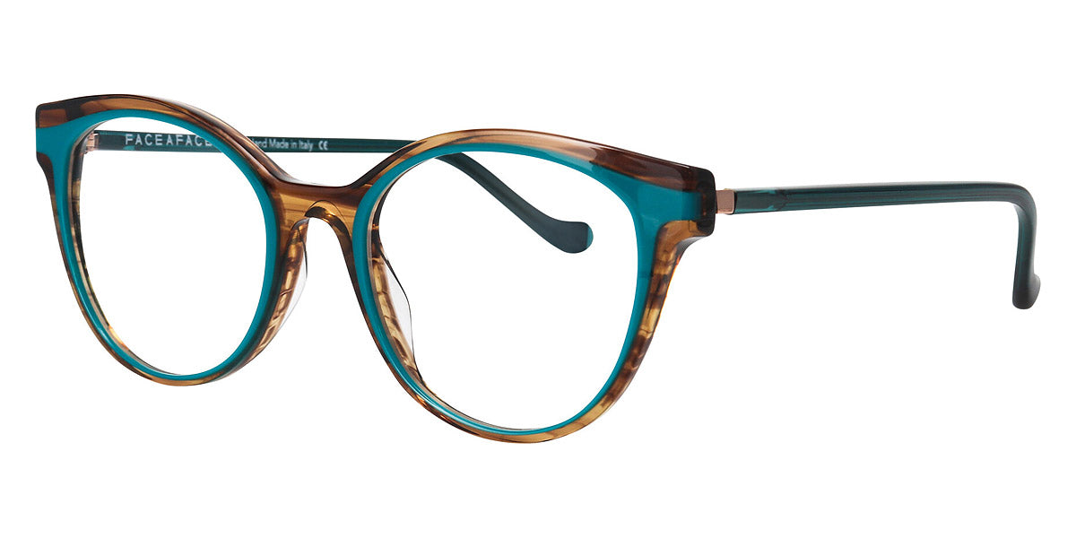 Face A Face® BULLE 2 FAF BULLE 2 1800 50 - Transparent Havana Tortoise (1800) Eyeglasses