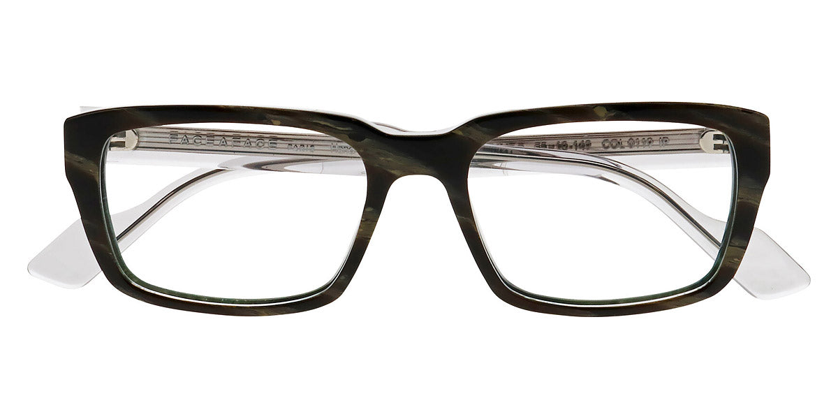 Face A Face® CLINT2 FAF CLINT2 0119 55 - Brown Gray Horn (0119) Eyeglasses