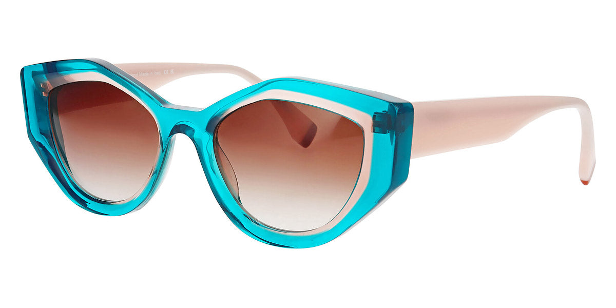 Face A Face® CLONE 2 FAF CLONE 2 1485 54 - Prism Turquoise Transparent (1485) Sunglasses