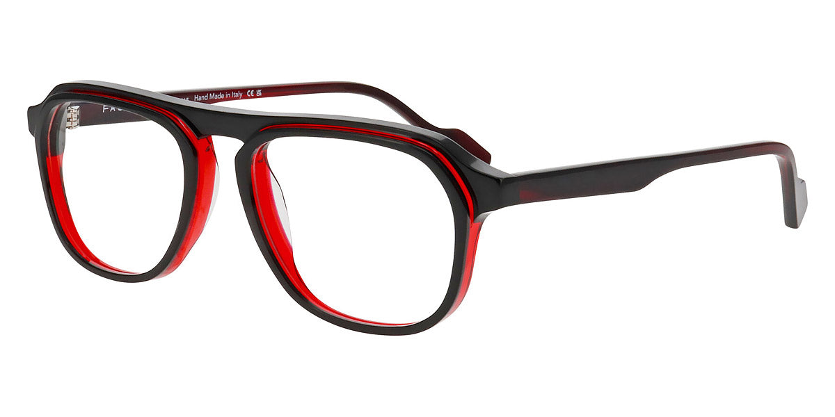 Face A Face® CLOUD 1 FAF CLOUD 1 1737 53 - Black/Transparent Red (1737) Eyeglasses