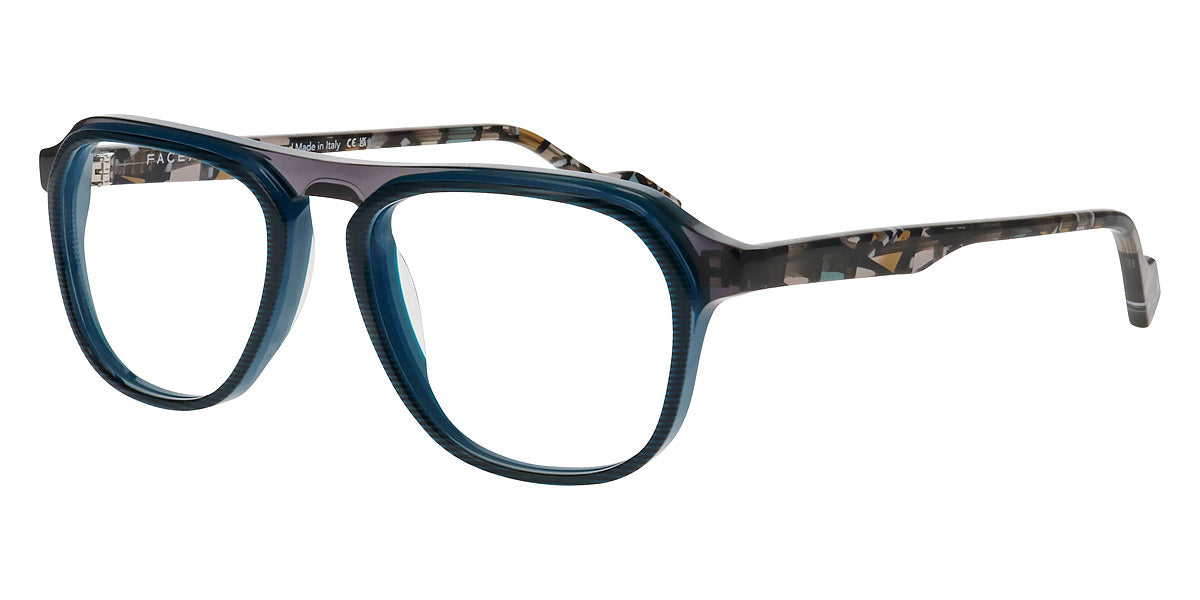 Face A Face® CLOUD 1 FAF CLOUD 1 2103 53 - Stripes Prussian Blue (2103) Eyeglasses