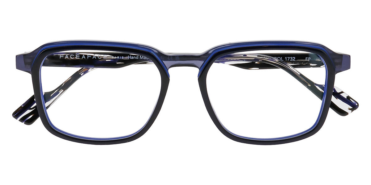 Face A Face® CLOUD 2 FAF CLOUD 2 1732 55 - Tranparent Mineral Gray/Flash Blue (1732) Eyeglasses