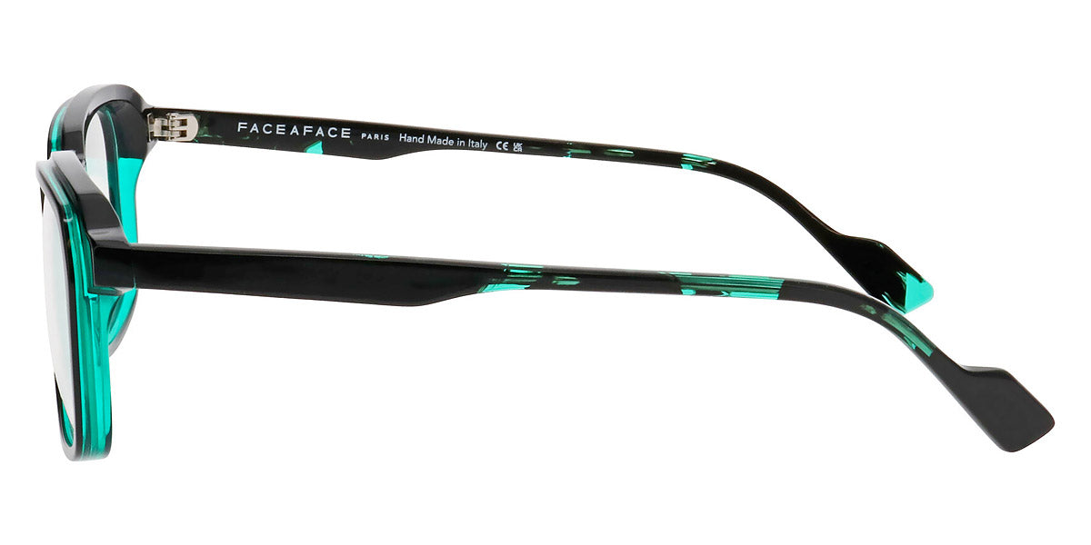 Face A Face® CLOUD 2 FAF CLOUD 2 1739 55 - Black/Transparent Green (1739) Eyeglasses