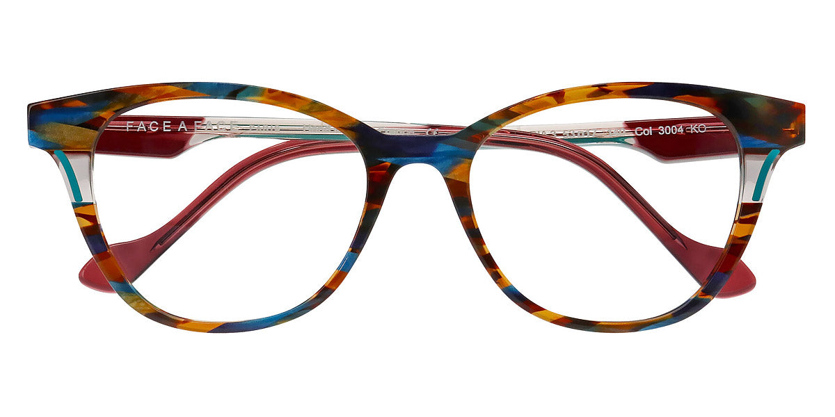 Face A Face® DARIA 3 FAF DARIA 3 3004 53 - Blue Tiziano (3004) Eyeglasses