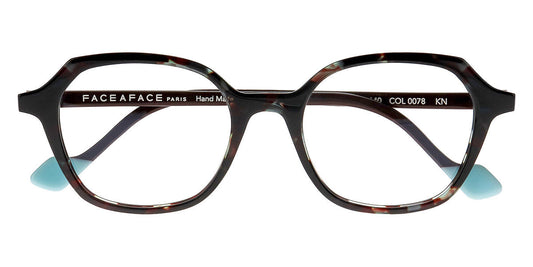 Face A Face® DJUNE 2 FAF DJUNE 2 0078 50 - Tortoise Acajou Blue (0078) Eyeglasses