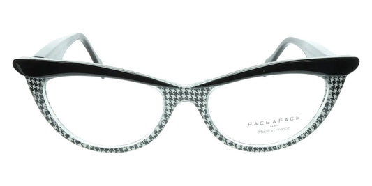 Face A Face® EBONY 4 FAF EBONY 4 AT17 50 - Black Crystal (AT17) Eyeglasses