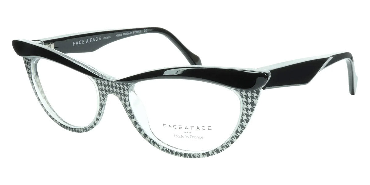 Face A Face® EBONY 4 FAF EBONY 4 AT17 50 - Black Crystal (AT17) Eyeglasses