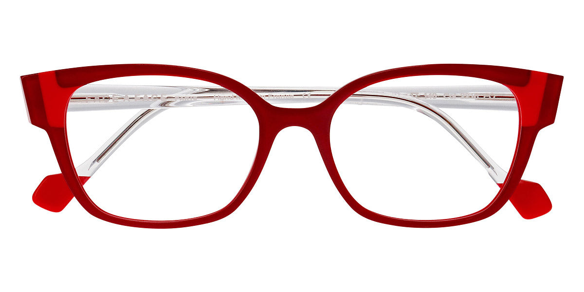 Face A Face® EILEEN 1 FAF EILEEN 1 2216 51 - Red Transparent/Flash Red (2216) Eyeglasses