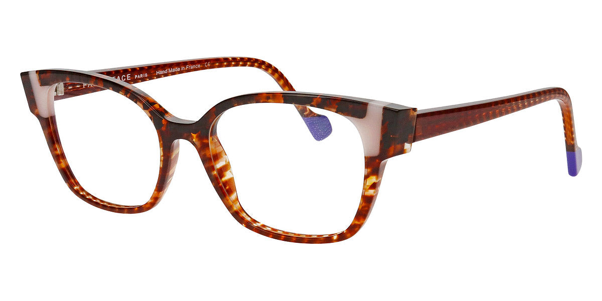 Face A Face® EILEEN 1 FAF EILEEN 1 3070 51 - Pixelated Tortoise (3070) Eyeglasses