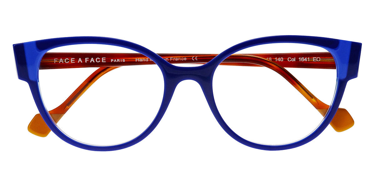 Face A Face® EILEEN 2 FAF EILEEN 2 1641 52 - Blue Marine Flash (1641) Eyeglasses