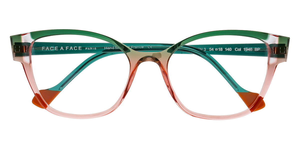 Face A Face® EILEEN 3 FAF EILEEN 3 1946 54 - Pink and Green Degrade (1946) Eyeglasses