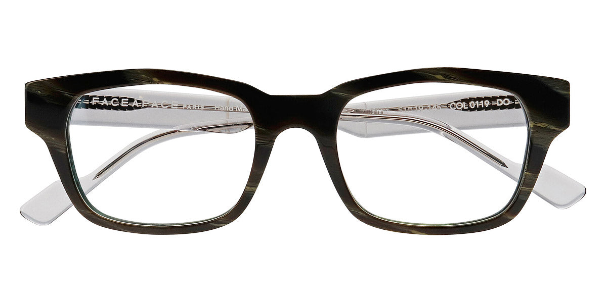 Face A Face® FRANK 1 FAF FRANK 1 0119 51 - Brown Gray Horn (0119) Eyeglasses