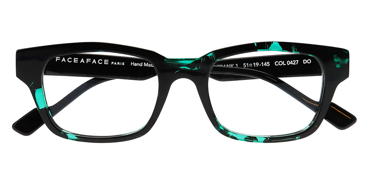 Face A Face® FRANK 1 FAF FRANK 1 0427 51 - Tortoise Black Green (0427) Eyeglasses