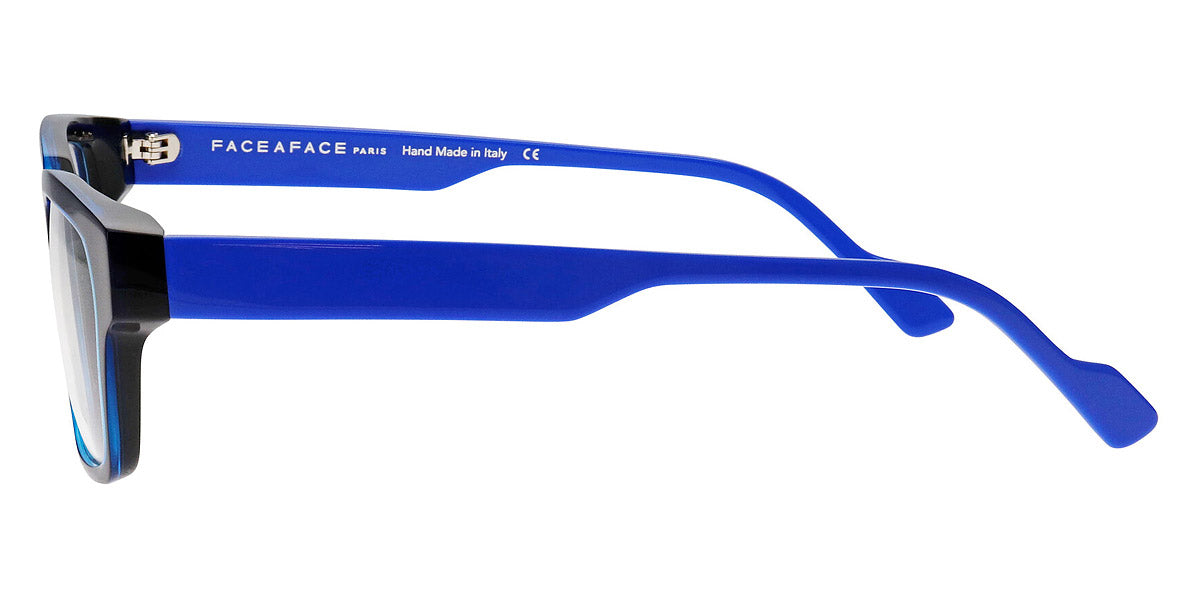 Face A Face® FRANK 1 FAF FRANK 1 2242 51 - Blue Transparent to Black (2242) Eyeglasses