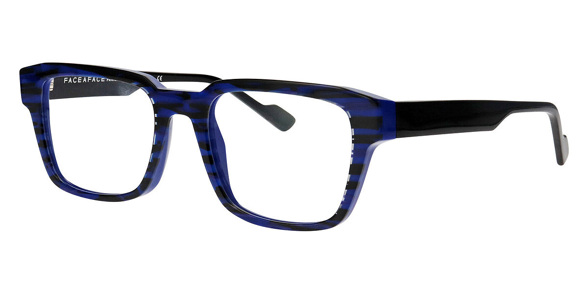 Face A Face® FRANK 2 FAF FRANK 2 2214 53 - Lines and Light Blue/King Blue (2214) Eyeglasses