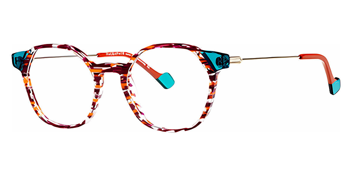 Face A Face® FREEZ 1 FAF FREEZ 1 5024 48 - Lines and Plum and Orange Light (5024) Eyeglasses