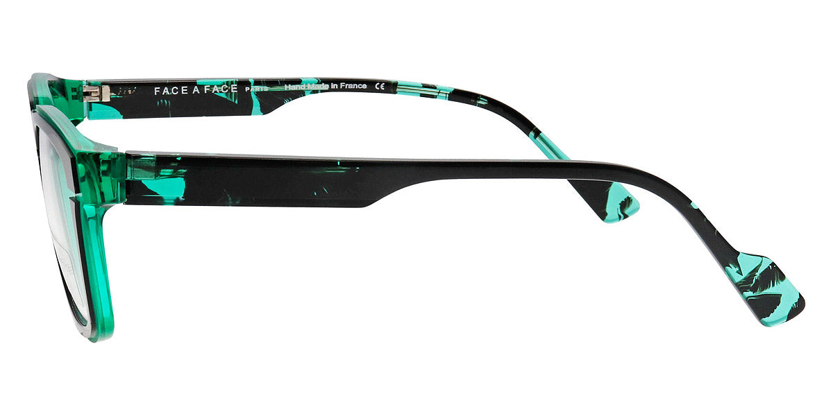 Face A Face® GORDON 1 FAF GORDON 1 1088 51 - Green Transparent/Black (1088) Eyeglasses