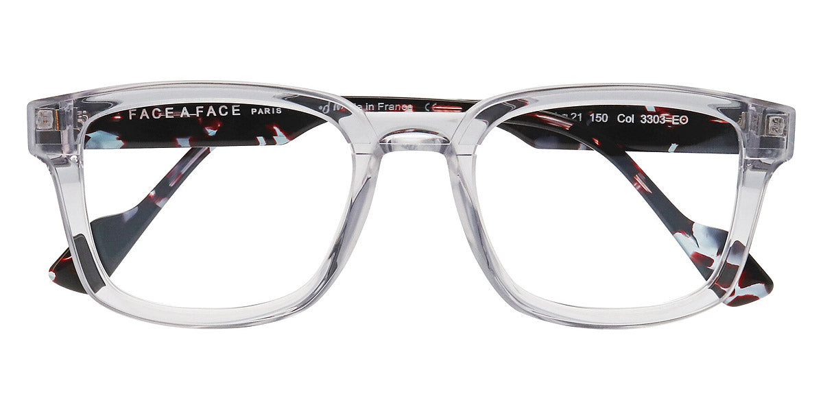 Face A Face® GORDON 1 FAF GORDON 1 3303 51 - Gray Transparent (3303) Eyeglasses