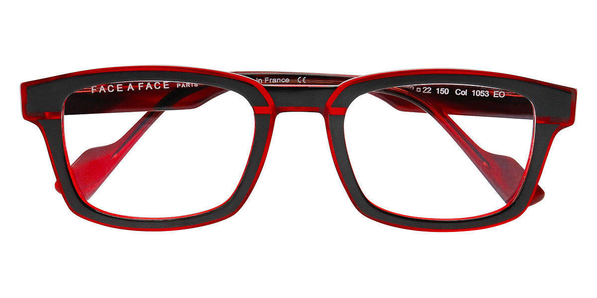 Face A Face® GORDON 2 FAF GORDON 2 1053 52 - Black/Red (1053) Eyeglasses