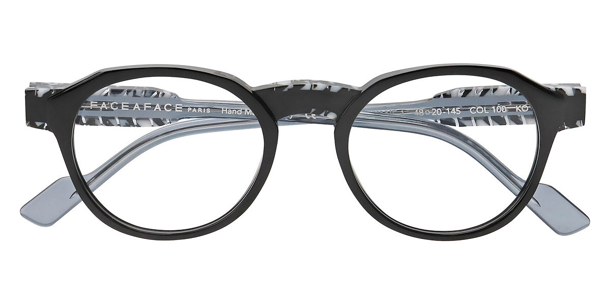 Face A Face® HAVANE 1 FAF HAVANE 1 100 48 - Black (100) Eyeglasses