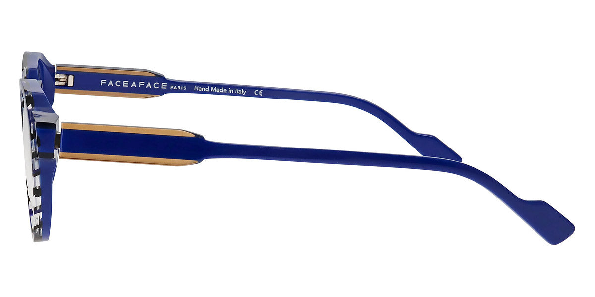 Face A Face® HAVANE 1 FAF HAVANE 1 2214 48 - Lines and Light Blue/King Blue (2214) Eyeglasses