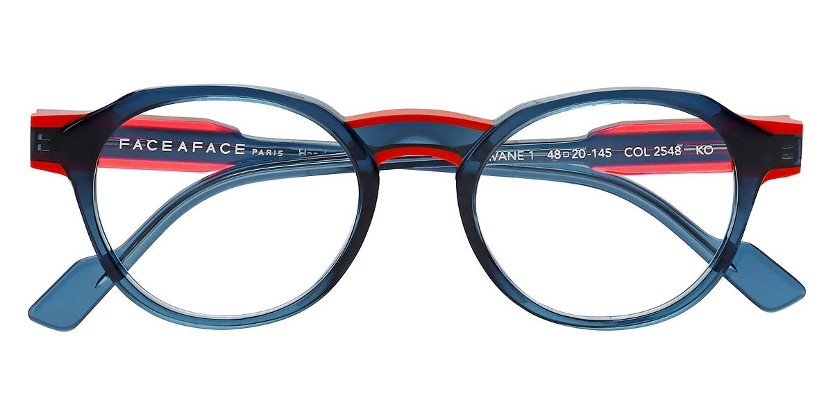 Face A Face® HAVANE 1 FAF HAVANE 1 2548 48 - Transparent Oil Gray (2548) Eyeglasses