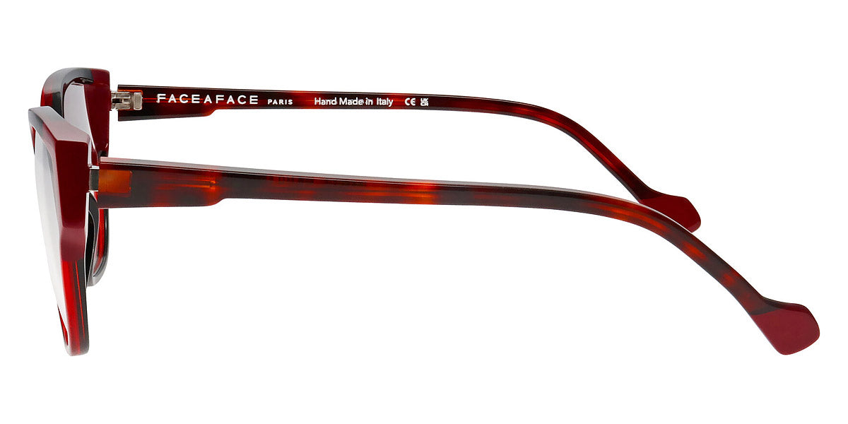 Face A Face® IPSSO 1 FAF IPSSO 1 1100 50 - Red Transparent and Black (1100) Eyeglasses