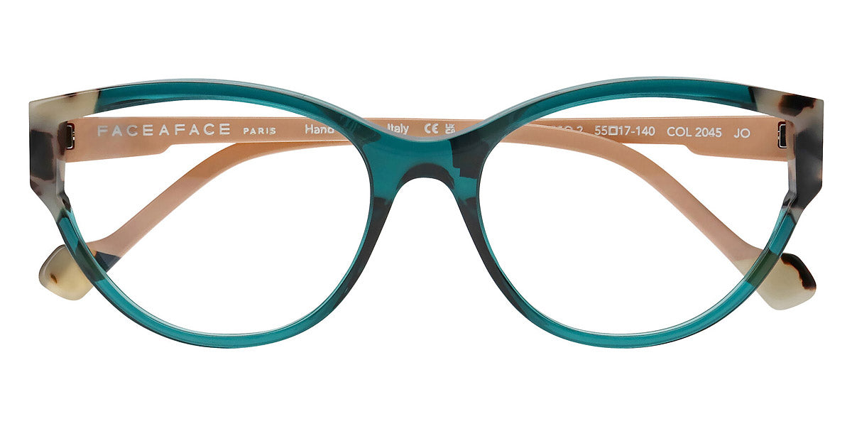 Face A Face® IPSSO 2 FAF IPSSO 2 2045 55 - Duck Blue (2045) Eyeglasses