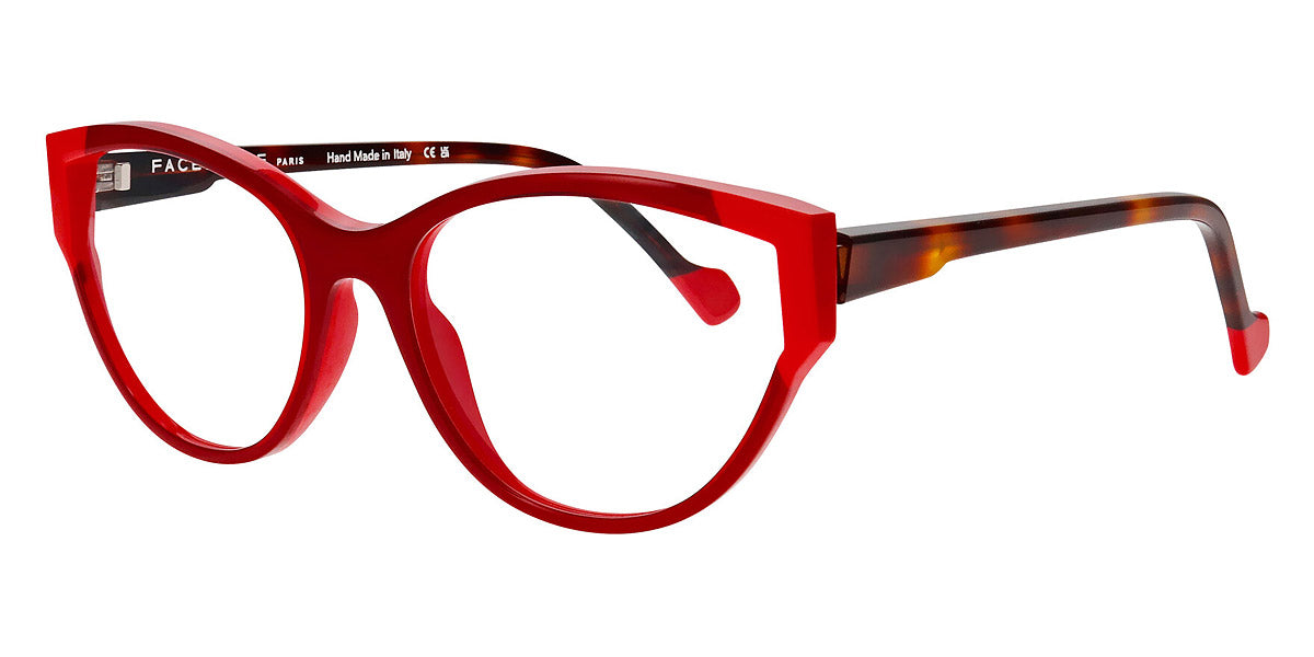 Face A Face® IPSSO 2 FAF IPSSO 2 2216 55 - Red Transparent/Flash Red (2216) Eyeglasses