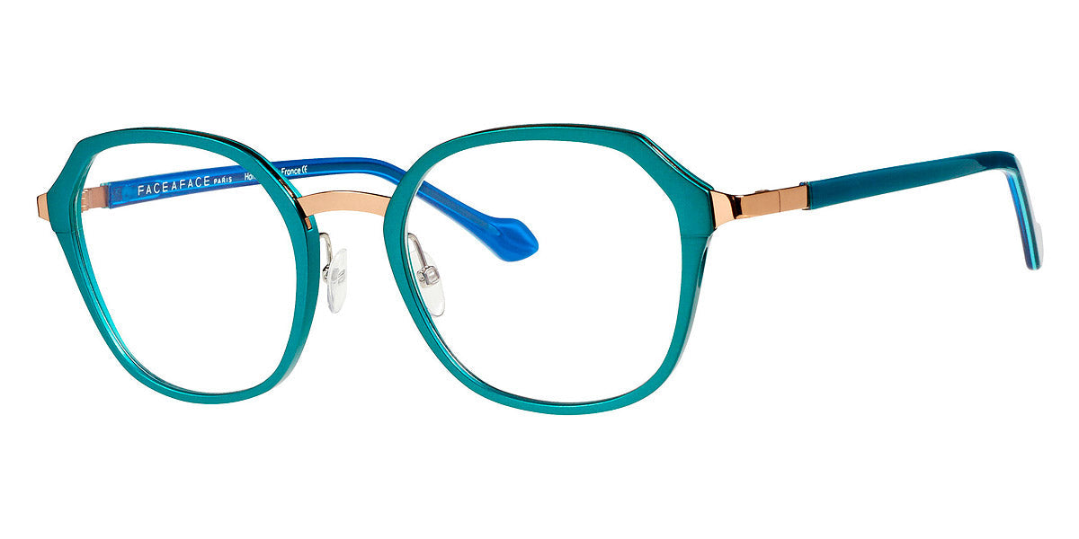 Face A Face® JACKIE 1 FAF JACKIE 1 9186 50 - Satin Dark Turquoise (9186) Eyeglasses