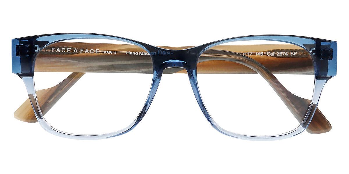 Face A Face® JAMES 1 FAF JAMES 1 2674 53 - Gradient Slate Blue (2674) Eyeglasses