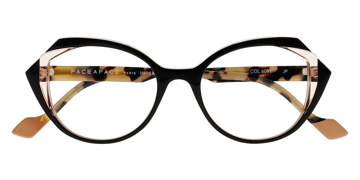 Face A Face® KALEDO 1 FAF KALEDO 1 6091 49 - Black/Opaque Nude (6091) Eyeglasses