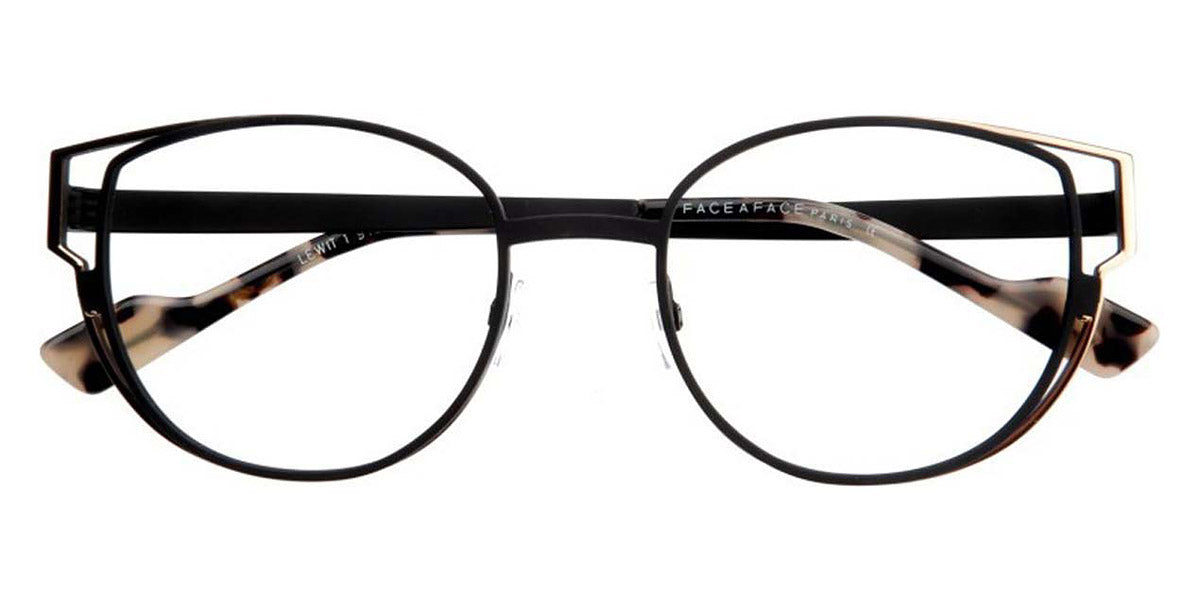 Face A Face® LEWIT 1 FAF LEWIT 1 915 49 - Satin Black (915) Eyeglasses