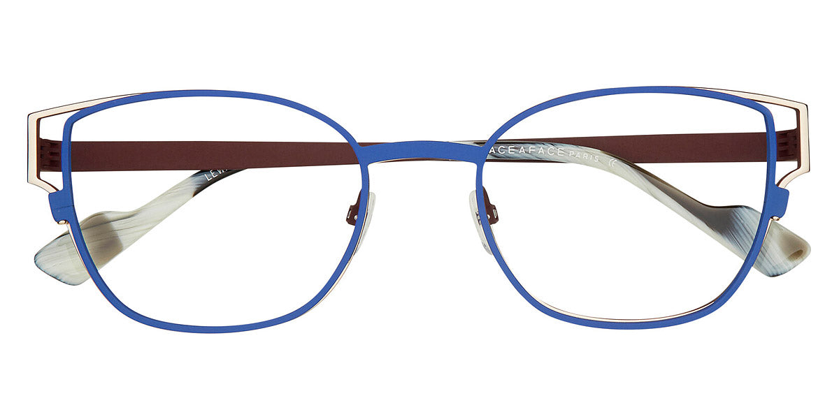 Face A Face® LEWIT 3 FAF LEWIT 3 9620 50 - Matte Flashy Blue (9620) Eyeglasses