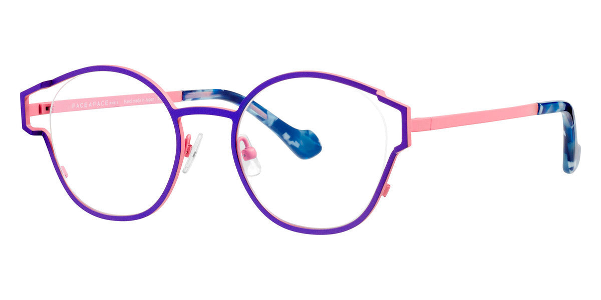 Face A Face® MALLET 1 FAF MALLET 1 9620M 48 - Matte Blue Flash (9620M) Eyeglasses