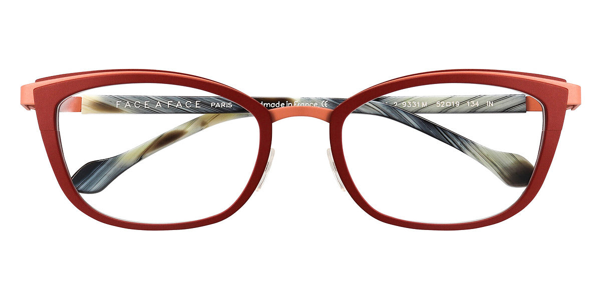 Face A Face® MASHA 2 FAF MASHA 2 9331M 52 - Matte Rust Brown/Rouille Marron Matte (9331M) Eyeglasses