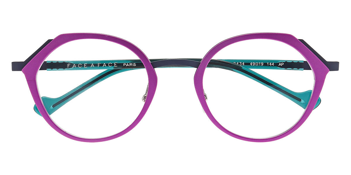 Face A Face® MEMFIS 2 FAF MEMFIS 2 9434 49 - Neon Violet Shiny (9434) Eyeglasses