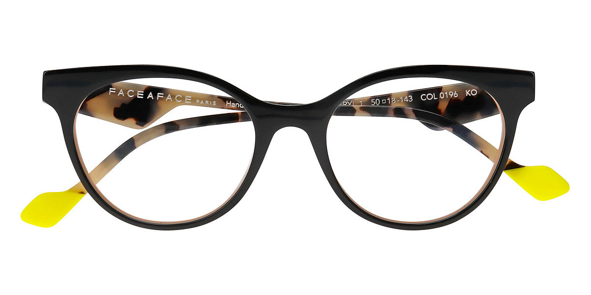 Face A Face® MERYL 1 FAF MERYL 1 0196 50 - Black Nude (0196) Eyeglasses