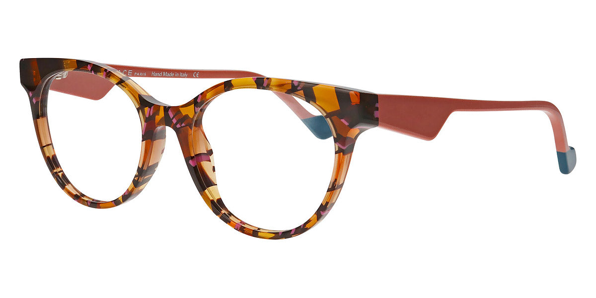 Face A Face® MERYL 1 FAF MERYL 1 6034 50 - Mahogany Tortoise/Bright Orange (6034) Eyeglasses