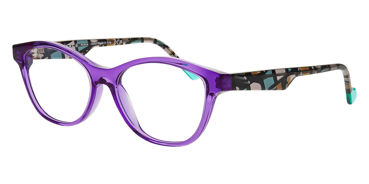 Face A Face® MICAH 1 FAF MICAH 1 0332 53 - Transparent Amethyst (0332) Eyeglasses