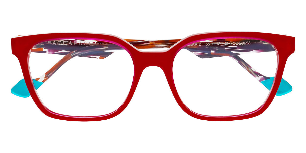 Face A Face® MICAH 2 FAF MICAH 2 0656 55 - Rose Fuchsia/Orange (0656) Eyeglasses