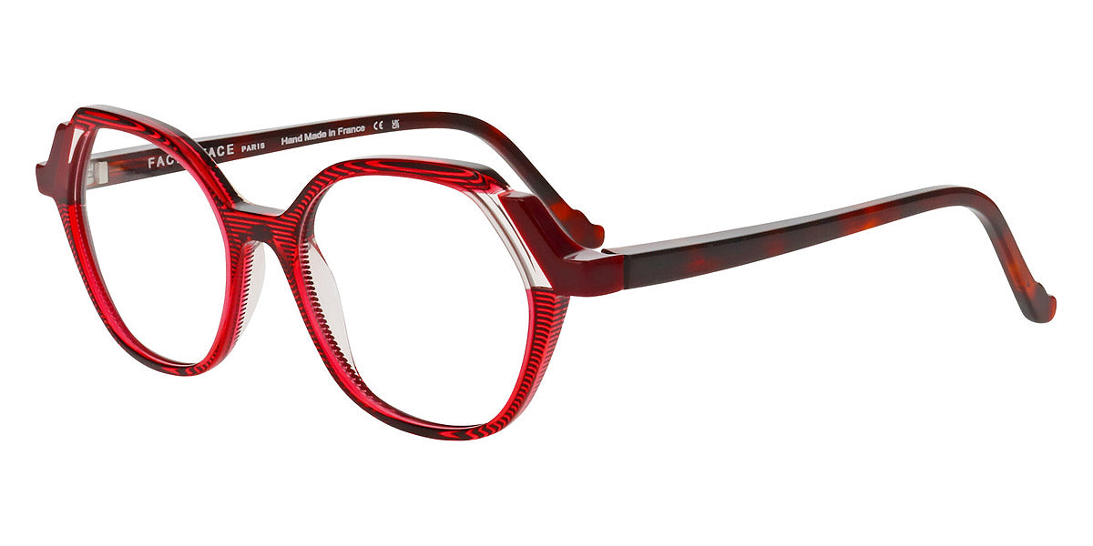 Face A Face® MOVES 1 FAF MOVES 1 8256 50 - Striped Raspberry (8256) Eyeglasses