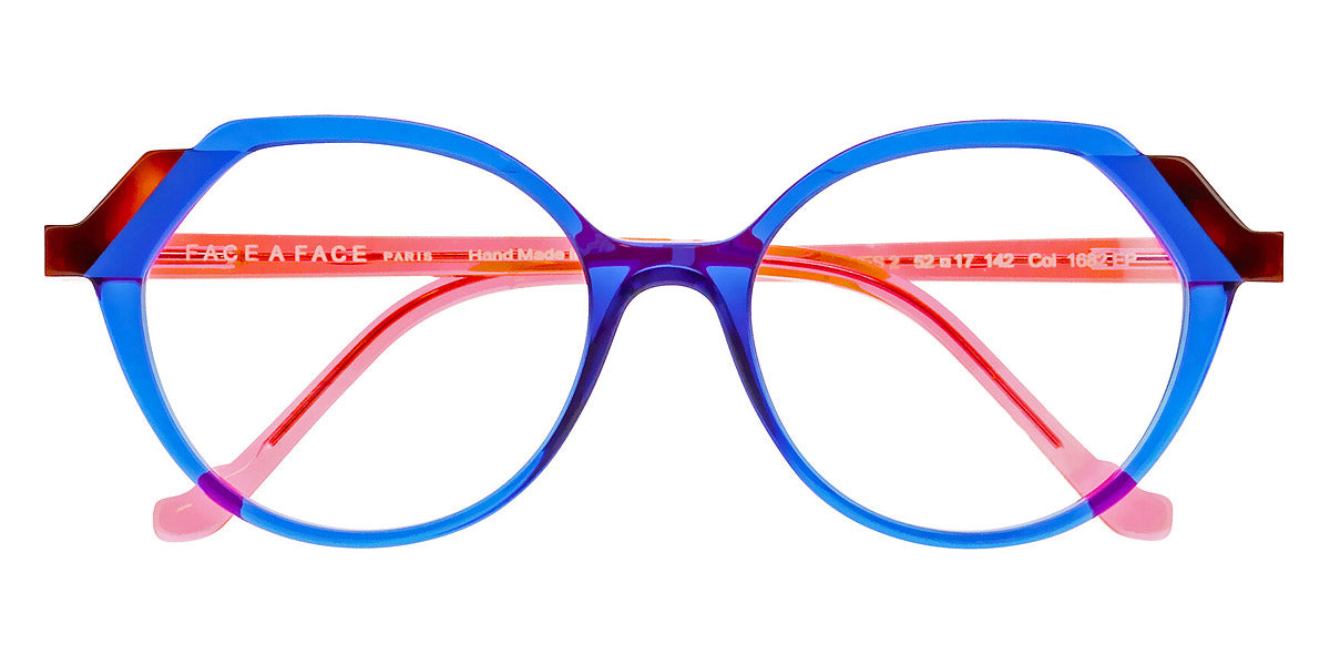 Face A Face® MOVES 2 FAF MOVES 2 1682 52 - Ultra Blue Transparent (1682) Eyeglasses