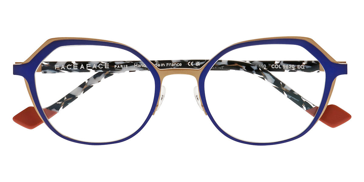 Face A Face® NENDO 3 FAF NENDO 3 9620 51 - Matte Flashy Blue (9620) Eyeglasses