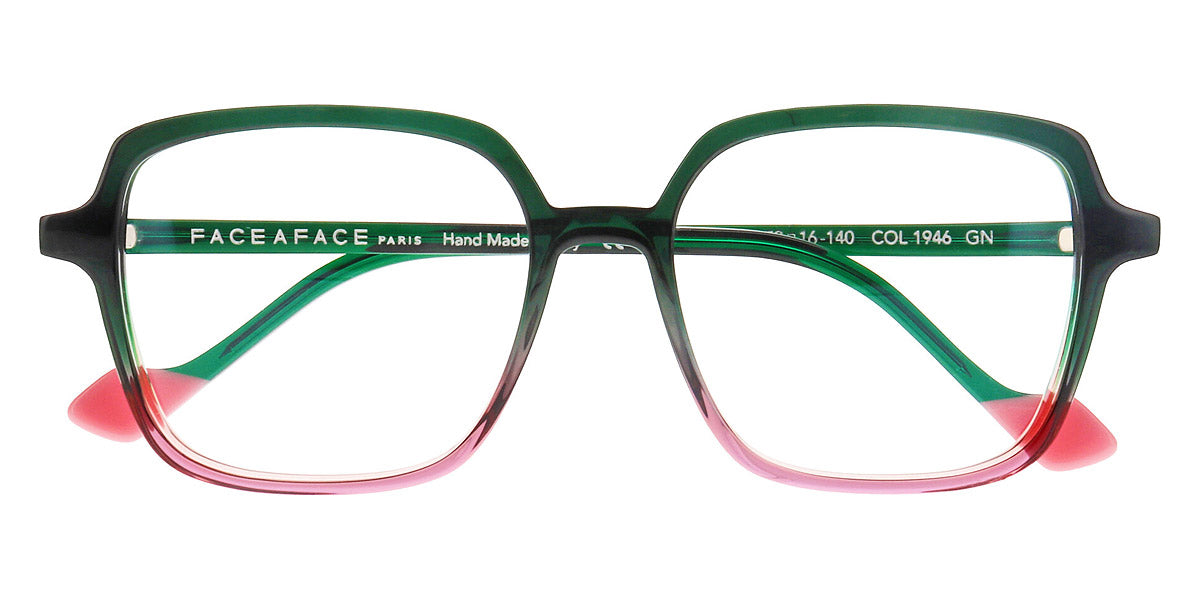 Face A Face® NORMA 3 FAF NORMA 3 1946 53 - Pink and Green Degrade (1946) Eyeglasses