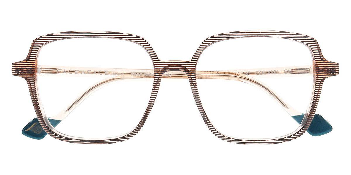 Face A Face® NORMA 3 FAF NORMA 3 4321 53 - Transparent Striped Amber (4321) Eyeglasses