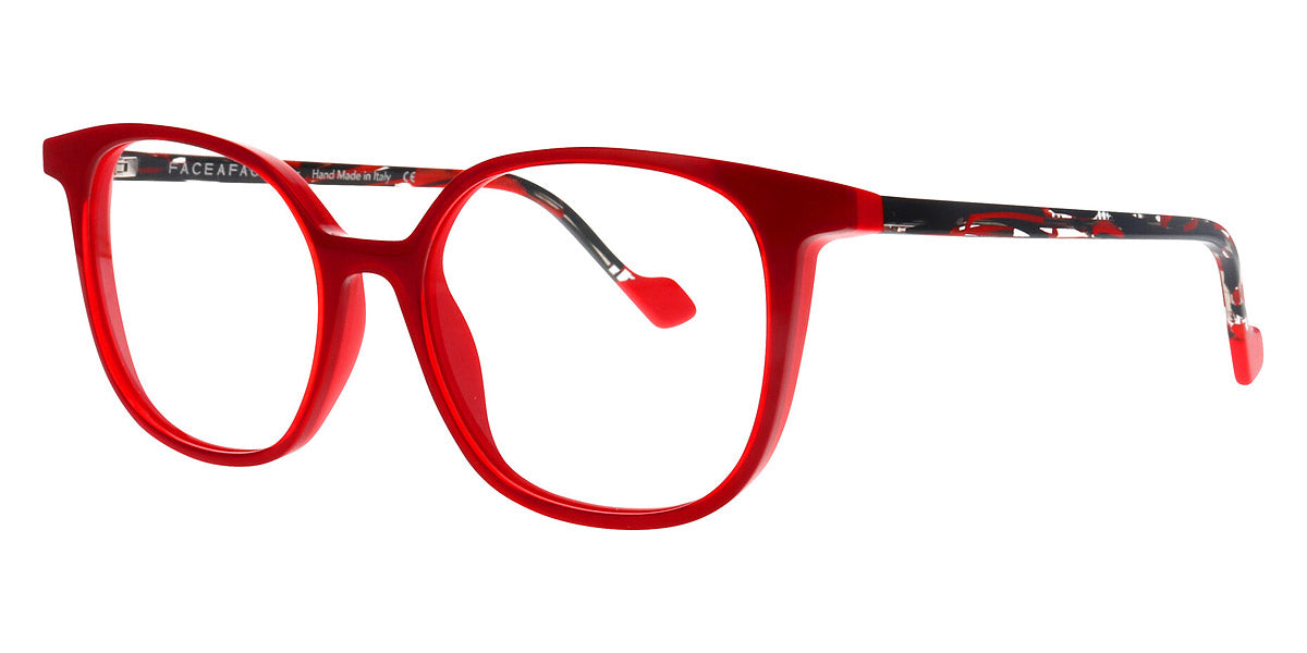 Face A Face® NORMA 4 FAF NORMA 4 2216 54 - Red Transparent/Flash Red (2216) Eyeglasses