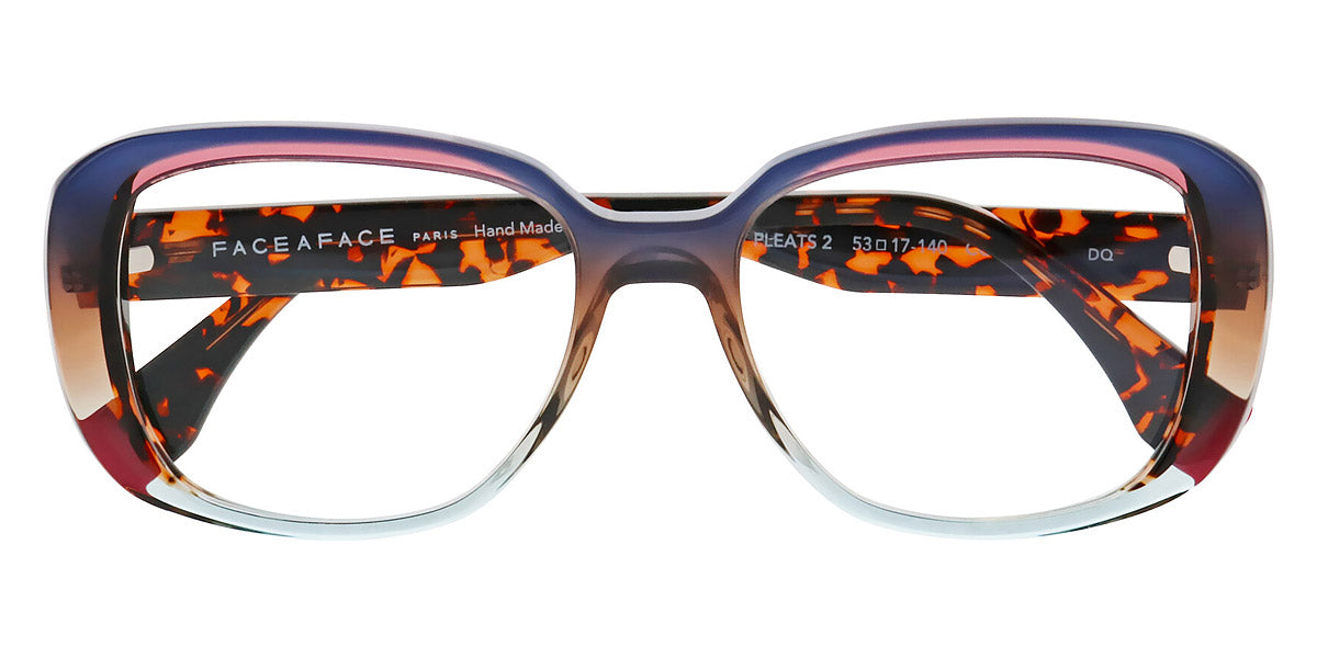 Face A Face® PLEATS 2 FAF PLEATS 2 4176 53 - Gradient Blue Brown Sky (4176) Eyeglasses